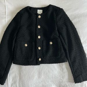 Gorgeous Black Tweed Style Jacket